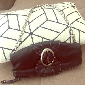 B. Makowsky Purse Leather